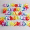 32ft Summer Tropical Hawaiian Flower Lei Garland Hibiscus Flower Garlands for Party Decorations Multicolored
